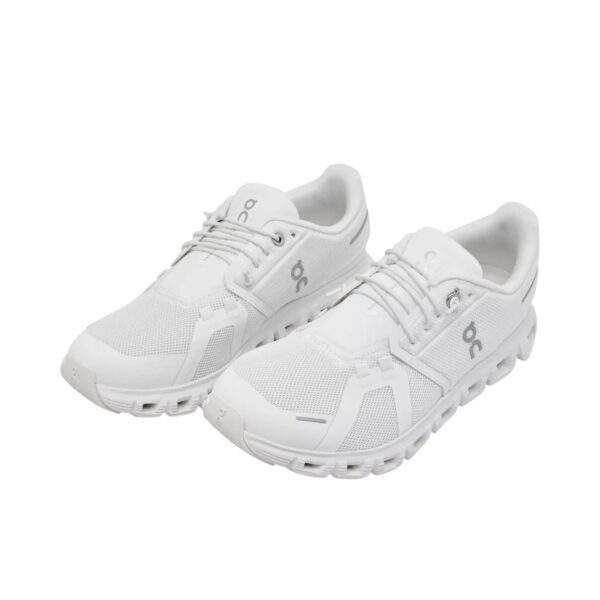 נעלי און קלאוד | On Cloud 6 Running Shoes White
