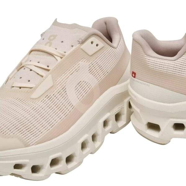 נעלי און קלאוד | On Cloudmonster Void Running Shoes Dew/Ivory
