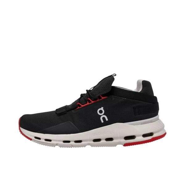 נעלי און קלאוד | On Cloudnova 2 Running Shoes Black/Red