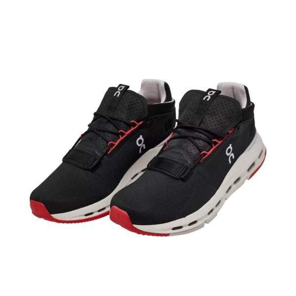 נעלי און קלאוד | On Cloudnova 2 Running Shoes Black/Red
