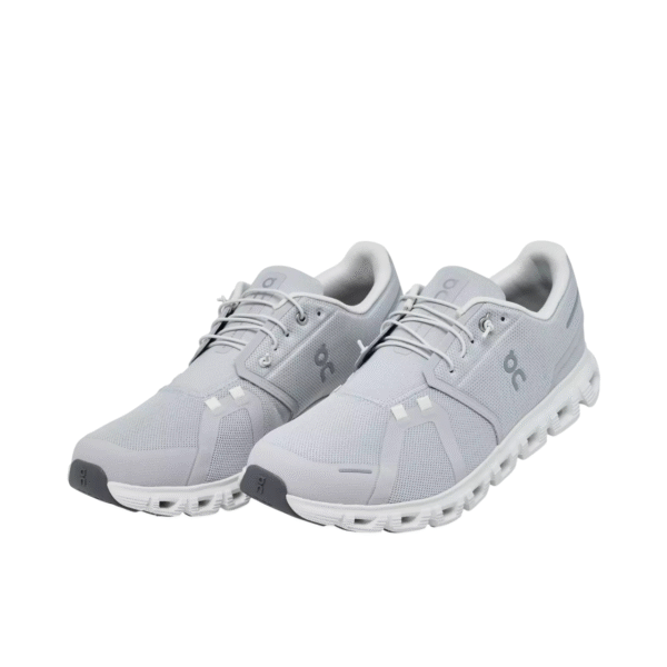 נעלי און קלאוד | On Cloud 6 Running Shoes Glacier/White