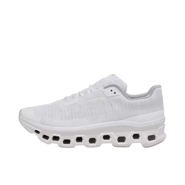 נעלי און קלאוד | On Cloudmonster Void Running Shoes White