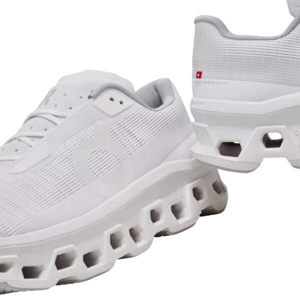 נעלי און קלאוד | On Cloudmonster Void Running Shoes White