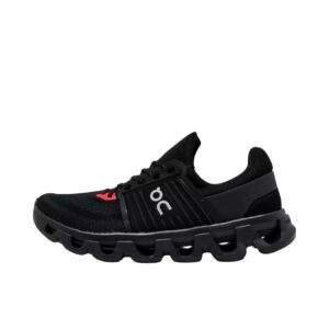 נעלי און קלאוד | On Cloudswift 4 Running Shoes Black/Red/Silver