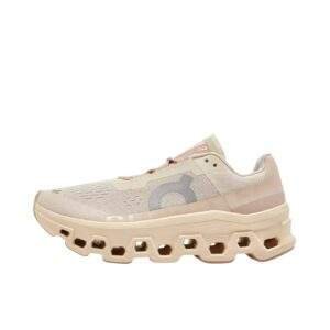 נעלי און קלאוד | On Cloudmonster Running Shoes Moon/Fawn