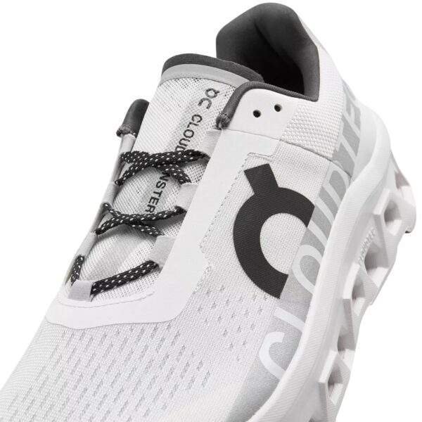 נעלי און קלאוד | On Cloudmonster Running Shoes White/Black