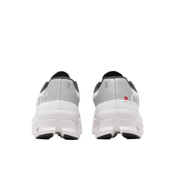 נעלי און קלאוד | On Cloudmonster Running Shoes White/Black
