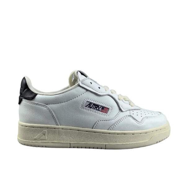 נעלי אוטרי | Autry Medalist Low Leather White Black
