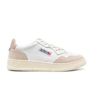 נעלי אוטרי | Autry Medalist Low White Suede