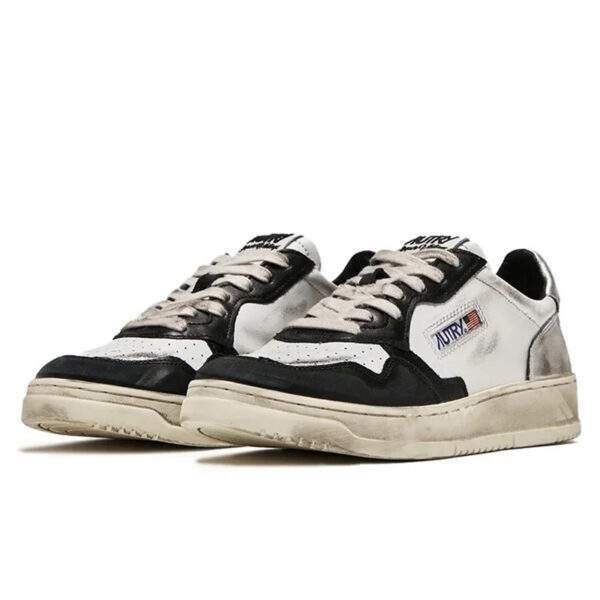 נעלי אוטרי | Autry Medalist Super Vintage Low Black