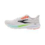 נעלי ברוקס | Brooks Ghost 17 White/ Pink Clay/ Gecko