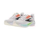 נעלי ברוקס | Brooks Ghost 17 White/ Pink Clay/ Gecko