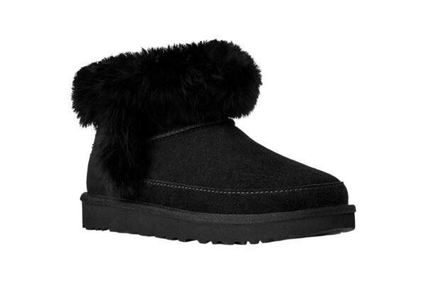 נעלי האג | UGG Women's Classic Ultra Mini Chalet Black