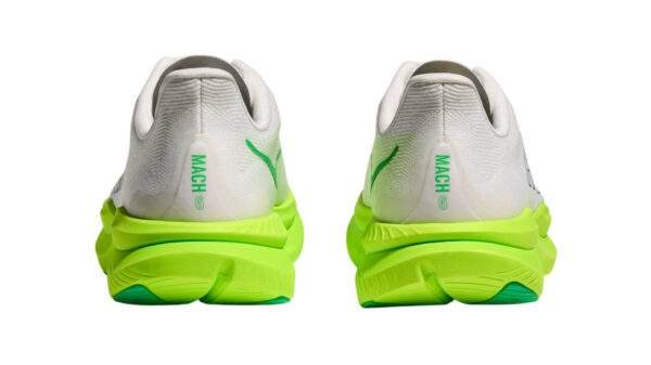 נעלי הוקה | Hoka Mach 6 White/Neon Lime