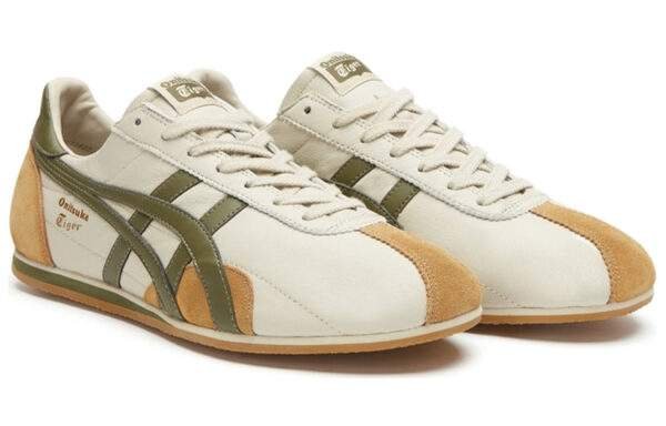 נעלי אוניטסוקה טייגר | Onitsuka Tiger Runspark 'Beige Olive Green Mustard Yellow'