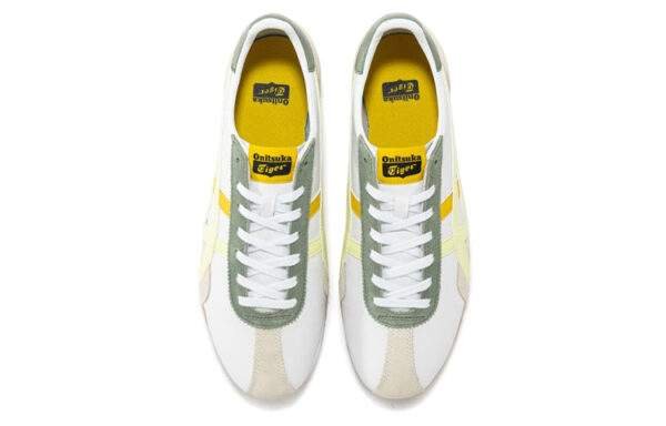נעלי אוניטסוקה טייגר | Onitsuka Tiger Runspark Shoes 'White Olive Green Yellow'