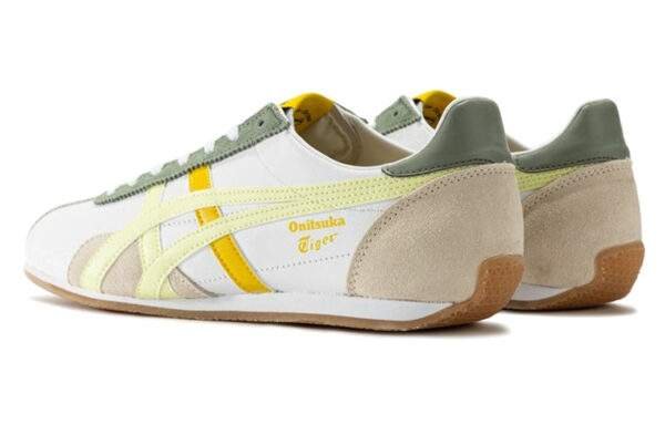 נעלי אוניטסוקה טייגר | Onitsuka Tiger Runspark Shoes 'White Olive Green Yellow'