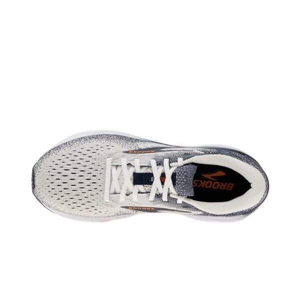 נעלי ברוקס | Brooks Ghost 16 White/ Peacoat/ Orange