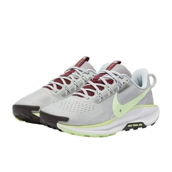 נעלי ריצות נייק | Nike ReactX Pegasus Trail 5 Light Silver/Barely Volt