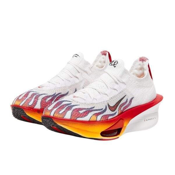 נעלי ריצות נייק | Nike Air Zoom Alphafly Next Percent 3 Premium White/Habanero Red