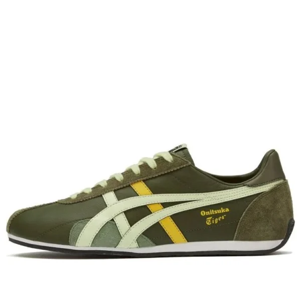 נעלי אוניטסוקה טייגר | Onitsuka Tiger Runspark 'Olive Green Lime'