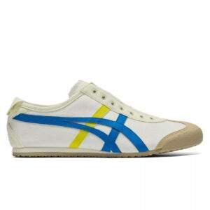 נעלי אוניטסוקה טייגר | Onitsuka Tiger MEXICO 66 SLIP-ON Cream/Directoire Blue