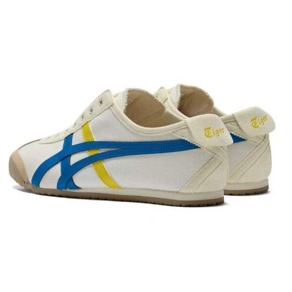 נעלי אוניטסוקה טייגר | Onitsuka Tiger MEXICO 66 SLIP-ON Cream/Directoire Blue
