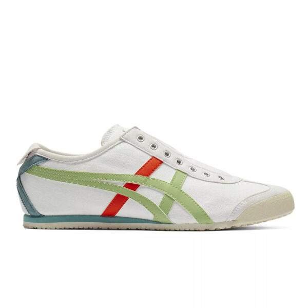 נעלי אוניטסוקה טייגר | Onitsuka Tiger MEXICO 66 SLIP-ON White/Jade