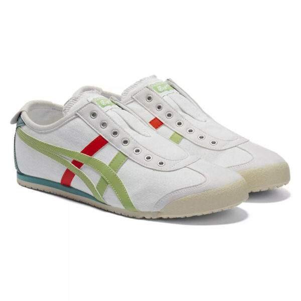 נעלי אוניטסוקה טייגר | Onitsuka Tiger MEXICO 66 SLIP-ON White/Jade