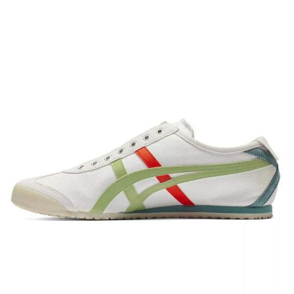 נעלי אוניטסוקה טייגר | Onitsuka Tiger MEXICO 66 SLIP-ON White/Jade