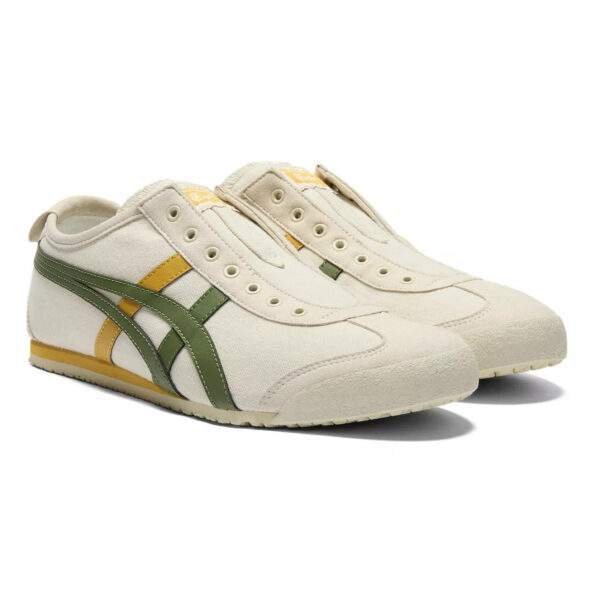נעלי אוניטסוקה טייגר | Onitsuka Tiger MEXICO 66 SLIP-ON Birch/Moss