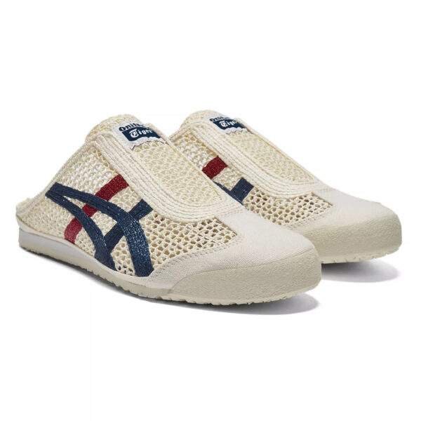 נעלי אוניטסוקה טייגר | Onitsuka Tiger MEXICO 66 SABOT Cream/Mako Blue