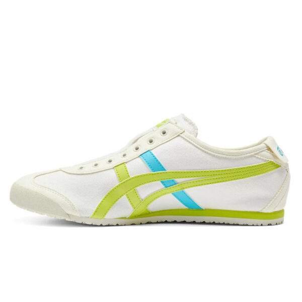 נעלי אוניטסוקה טייגר | Onitsuka Tiger MEXICO 66 SLIP-ON Cream/Neon Lime