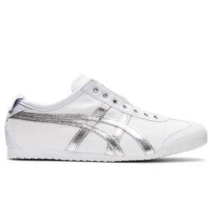 נעלי אוניטסוקה טייגר | Onitsuka Tiger MEXICO 66 SLIP-ON White/Pure Silver