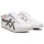 נעלי אוניטסוקה טייגר | Onitsuka Tiger MEXICO 66 SLIP-ON White/Pure Silver