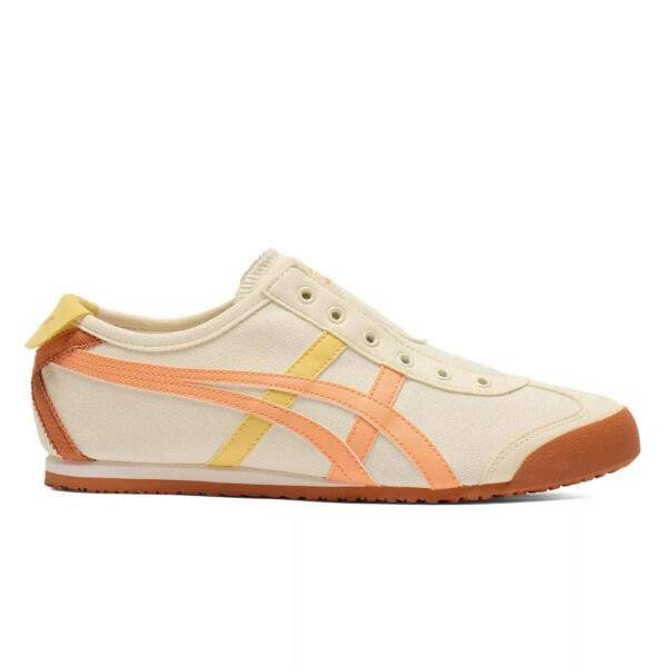 נעלי אוניטסוקה טייגר | Onitsuka Tiger MEXICO 66 SLIP-ON Ivory/Summer Dune