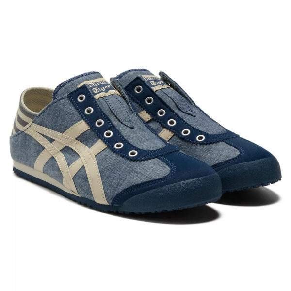 נעלי אוניטסוקה טייגר | Onitsuka Tiger MEXICO 66 PARATY Blue Chambray/Natural