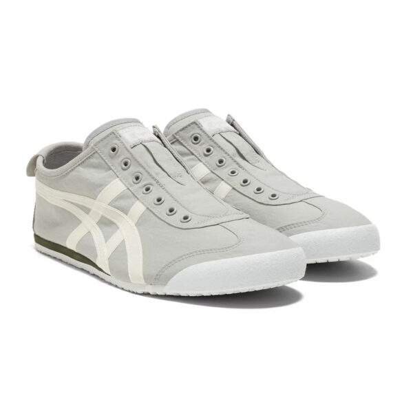 נעלי אוניטסוקה טייגר | Onitsuka Tiger MEXICO 66 SLIP-ON Oyster Grey/White