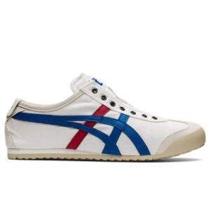 נעלי אוניטסוקה טייגר | Onitsuka Tiger MEXICO 66 SLIP-ON White/Tricolor