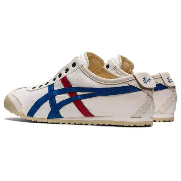 נעלי אוניטסוקה טייגר | Onitsuka Tiger MEXICO 66 SLIP-ON White/Tricolor