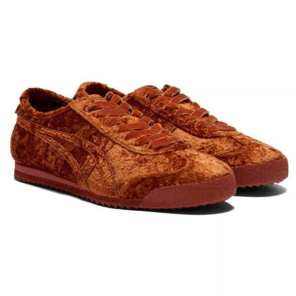 נעלי אוניטסוקה טייגר | Onitsuka Tiger MEXICO 66 VELVET Brown