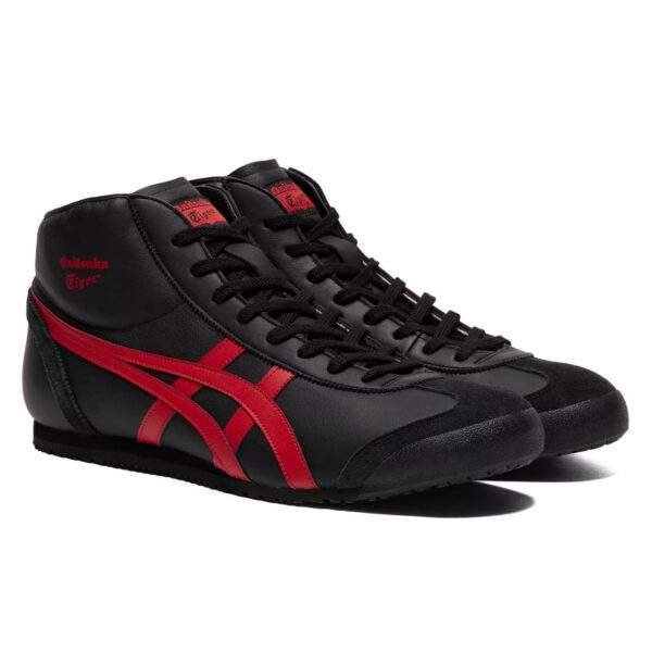 נעלי אוניטסוקה טייגר | Onitsuka Tiger MEXICO Mid Runner Black/Classic Red
