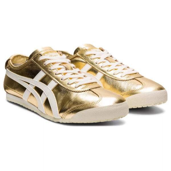 נעלי אוניטסוקה טייגר | Onitsuka Tiger MEXICO 66 Gold/White