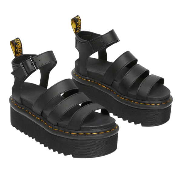 ד״ר מרטנס | Dr. Martens Blaire Quad Hydro Leather Platform Gladiator Sandals
