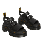 ד״ר מרטנס | Dr. Martens Ricki Nappa Lux Leather 3-Strap Platform Sandals
