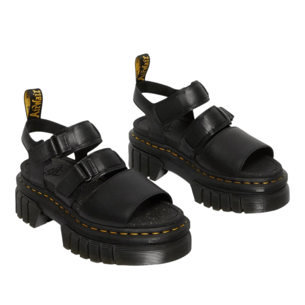 ד״ר מרטנס | Dr. Martens Ricki Nappa Lux Leather 3-Strap Platform Sandals