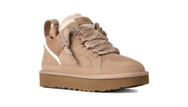נעלי האג גברים | UGG Men's Lowmel Sneaker Sand