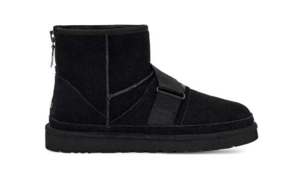 נעלי האג גברים | UGG Men's Classic Mini Quickclick Boot Black