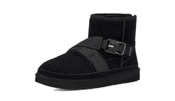 נעלי האג גברים | UGG Men's Classic Mini Quickclick Boot Black