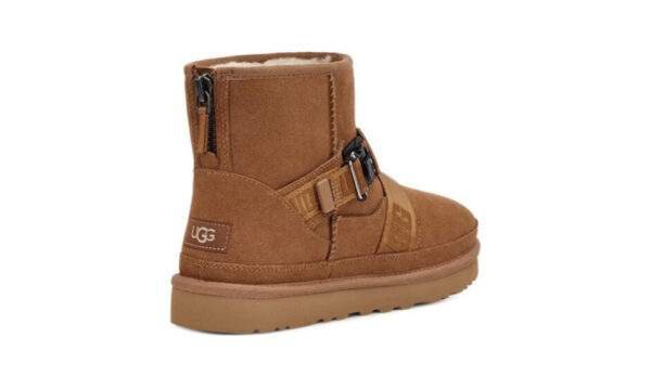 נעלי האג גברים | UGG Men's Classic Mini Quickclick Boot Brown